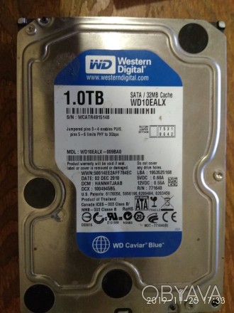 Жесткий диск 3.5" 1TB Western Digital (WD10EALX). . фото 1