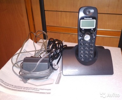 Продам радиотелефон б / у Панасоник, модель KX – TCD 400 RU, черного чвета, в ра. . фото 2