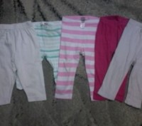 Всі штани на 1 фото на вік 1,5-2роки.Інші від 3 міс. (рожеві) та 6-9. (жовті і б. . фото 2