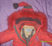 Продам зимовий костюм (трійка) польської фірми KIKQ для дівчинки віком приблизно. . фото 3