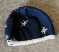 Теплая шапка loman со снежинками ( польша)Красивая мягкая теплая шапка польского. . фото 6