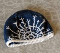 Теплая шапка loman со снежинками ( польша)Красивая мягкая теплая шапка польского. . фото 2