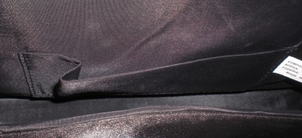Клатч чорний  Jessicа
Ширина 27 см, висота 7 см.. . фото 6