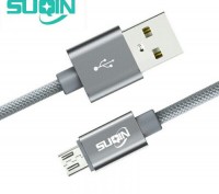 Продам качественные оригинальные прочные плетеные micro USB кабеля Voxlink с мет. . фото 5