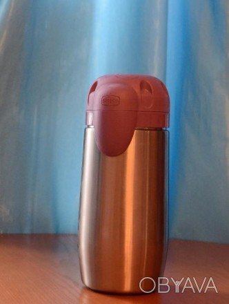 Термос з нержавіючої сталі Chicco (60180.20) для зберігання як пляшечок з дитячи. . фото 1