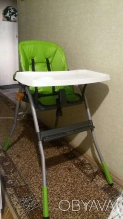 Дитяче крісло для годування...Зручне у використанні,має 3 режими спинки.Є дефект. . фото 1