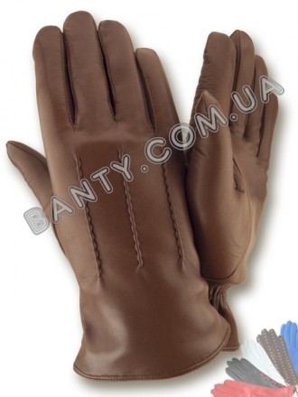 Перчатки мужские из натуральной кожи на шерстяной подкладке. Кожа производства И. . фото 2
