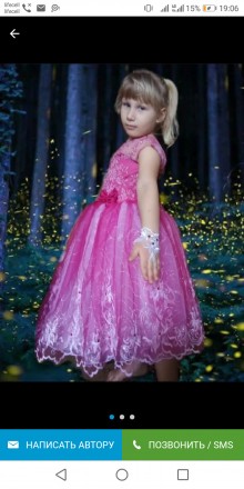 Продам красивое нарядное платье на девочку возрастом 5-6лет,одевалось всего 1 ра. . фото 3