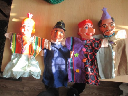 Кукольный театр . Куклы рукавицы размер 22 см по ручкам 27- 30 см высота. Цена з. . фото 2