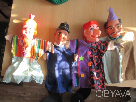Кукольный театр . Куклы рукавицы размер 22 см по ручкам 27- 30 см высота. Цена з. . фото 1