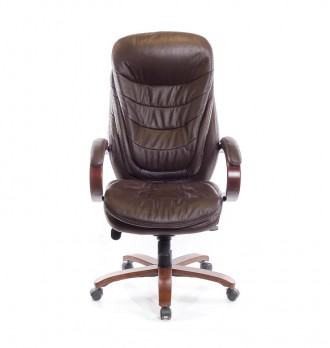 Кресло Валенсия Soft • АКЛАС • EX MB кожа коричневый. Совершенно новая модель уж. . фото 3