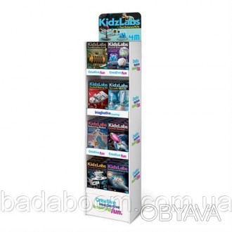 Стеллаж вмещает до 32 наборов для творчества серии Kidz Labs (детская лаборатори. . фото 1