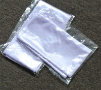 Шейный платок белого цвета из атласа, подходит под сублимацию.
Размер: 50х50 см. . фото 3