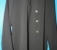Черный, классический блузон. Перламутровые (натуральные) пуговицы. К стати, для . . фото 5