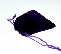 Торбинка з оксамиту для прикрас, подарунків 9x12 см. . фото 3