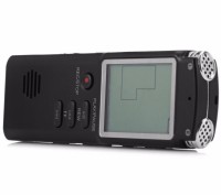 Цифровой аудио диктофон MENGS T60, имеет 8 ГБ встроенной памяти с функцией MP3 п. . фото 4