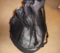 Сетчатый рюкзак "Net Sac" для переноски снаряжения. Мокрое снаряжение в нём стек. . фото 2
