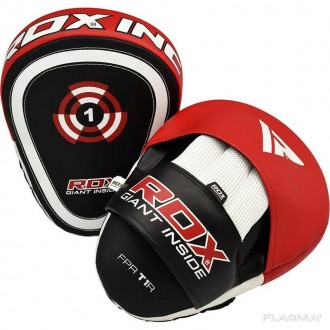 Лапы боксерские RDX Gel Focus Red
Тренировочные боксерские лапы RDX Focus Red из. . фото 3