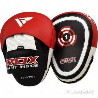 Лапы боксерские RDX Gel Focus Red
Тренировочные боксерские лапы RDX Focus Red из. . фото 2