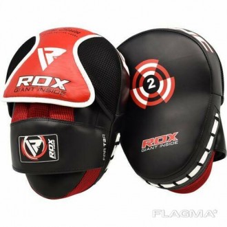 Лапы боксерские RDX Multi RedТренировочные боксерские лапы RDX Multi Red изготов. . фото 2
