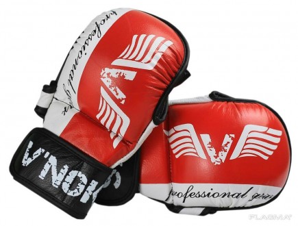 Перчатки MMA V`Noks Lotta RedПерчатки ММА Lotta Red изготовлены из натуральной в. . фото 3