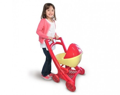 
	Пластиковая коляска для куклы - отличный подарок, которому будет рада любая де. . фото 4