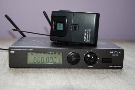 Радіосистема інструментальна, наголовна, петлична Audix-Galaxy audio під розєм T. . фото 3
