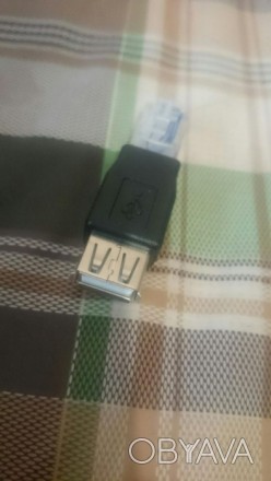 Перехідник з RJ45 на USB 

Варіанти оплати і доставки:

1) Накладений платіж. . фото 1