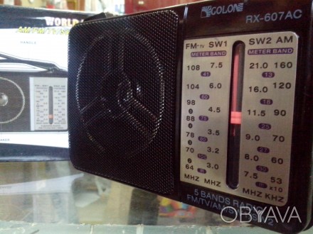 Радиоприёмник GOLON RX-607AC

Всеволновой радиоприёмник торговой марки ”Golon”. . фото 1