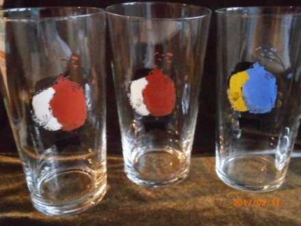 Стеклянные стаканы с птичками, производства ГДР. Красивые и их приятно держать в. . фото 3