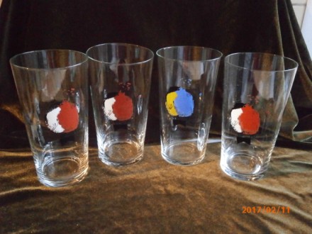 Стеклянные стаканы с птичками, производства ГДР. Красивые и их приятно держать в. . фото 2