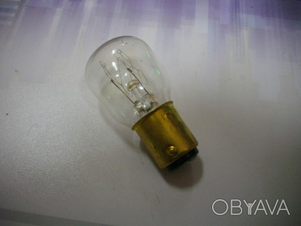 Лампочка 2-х контактная для швейных машин и оверлоков, подходит для всех известн. . фото 1