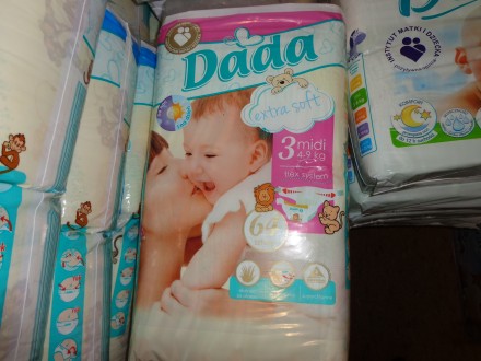 Широко известные детские подгузники Dada (польский бренд). Одни из самих доступн. . фото 6