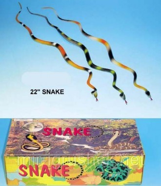 Животные резиновые - змеи Н9606. 
Животные резиновые - змеи 12 видов 300 шт.в ко. . фото 3