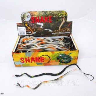 Животные резиновые - змеи Н9606. 
Животные резиновые - змеи 12 видов 300 шт.в ко. . фото 2