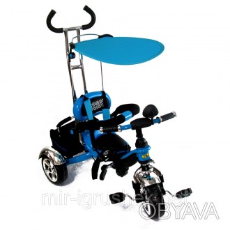 Велосипед трехколесный TILLY Combi Trike BT-CT-0012 BLUE /1/
Переднее колесо 10,. . фото 1