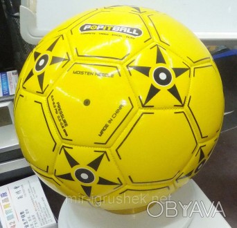 Мяч футбольный EV-3207 (30шт) размер 5, ПВХ 1,8мм, 32панели, 350-370г, 3 вида
 
. . фото 1