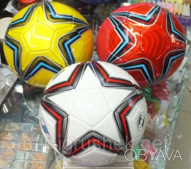 Мяч футбольный BT-FB-0025 PVC 400г 4цв.ш.к./60/. . фото 1