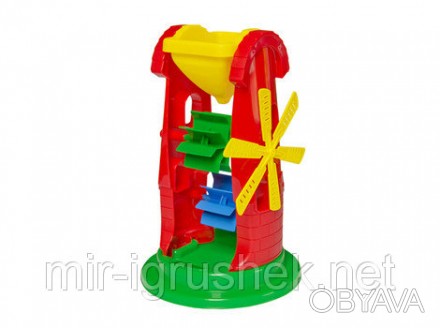 Игрушка "Мельница ТехноК" арт.2735.
Оригинальная игрушка в форме ветряной мельни. . фото 1