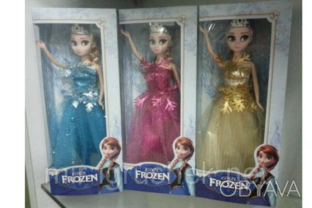 Кукла "Frozen " WQ1420ABC (96шт/2) 3 вида, в кор.. . фото 1