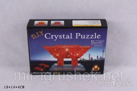  Пазлы 3D- кристалл 29012 (120шт/2) Арка, 20дет, батар., свет., в коробке 18*14*. . фото 1