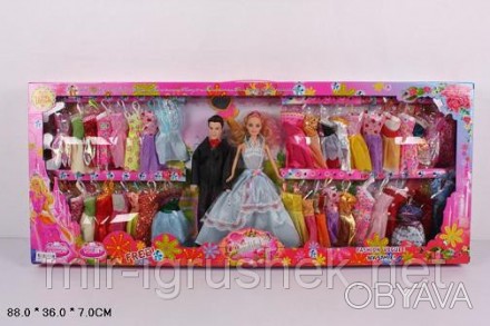 Кукла типа "Барби " "Семья " 9991-10 (20шт/2) с Кеном, с набором одежды, аксес.,. . фото 1