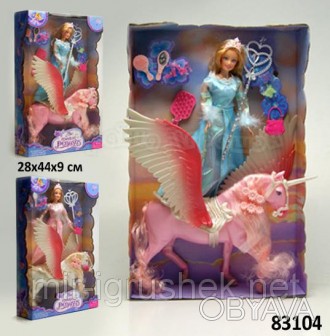 Кукла "Magic Pegasus " 83104 (18шт/2) 4 вида, с пегасом, волшебной палочкой, рас. . фото 1