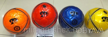 Мяч футбольный BT-FB-0011 PU 400г 4цв.ш.к./60/. . фото 1