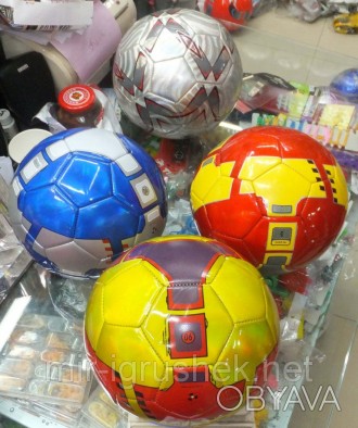 Мяч футбольный BT-FB-0017 PVC 500г 4цв.ш.к./60/. . фото 1