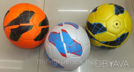 Мяч футбольный BT-FB-0048 PVC прошитый 360г 4цв.ш.к./60/. . фото 1
