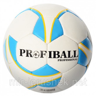 Мяч футбольный PROFIBALL 2500-2ABC (30шт) размер 5,ПУ 1,4мм,4слоя,32панели,410-4. . фото 5