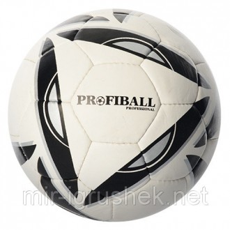 Мяч футбольный PROFIBALL 2500-13AB (30шт) размер 5,ПУ 1,4мм,4слоя,32панели,410-4. . фото 3