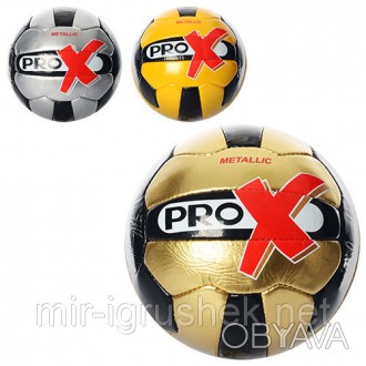 Мяч футбольный PRO X 3000-8AB (30шт) размер 5,ПУ,4слоя,18панелей,410-430г,3цвета. . фото 1