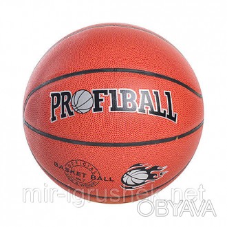 Мяч баскетбольный PROFIBALL EV 3158 (20шт) размер7,ПВХ,8панелей,рисунок-тиснение. . фото 1